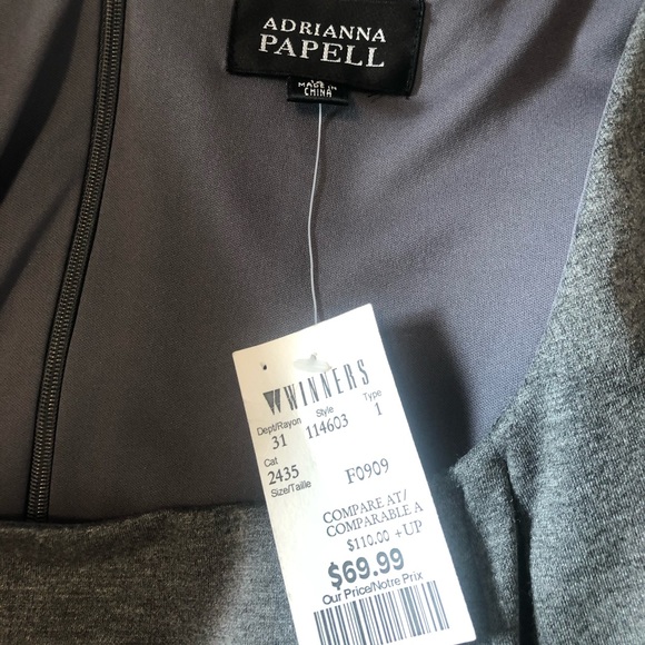 * NEW *  ADRIANNA PAPELL Dress - SIZE 14 - Picture 2 of 6
